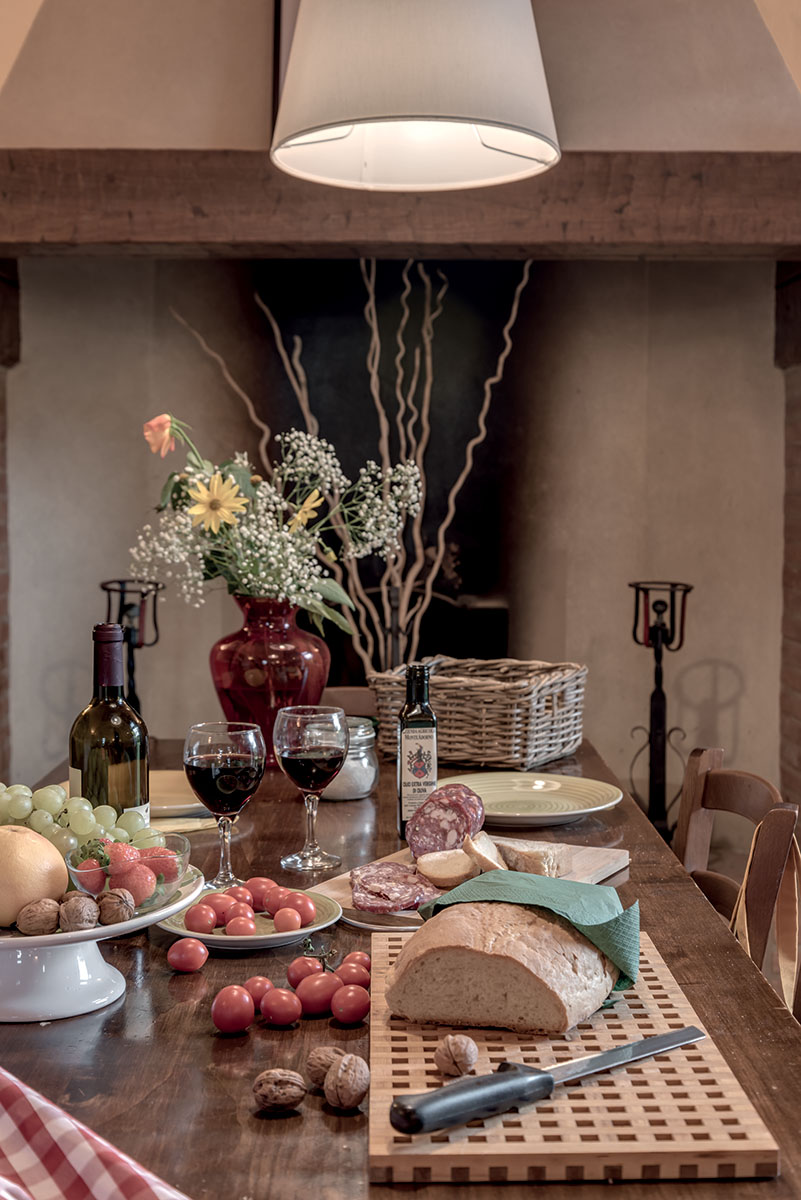 Foto degli interni del Rigore in Chianti