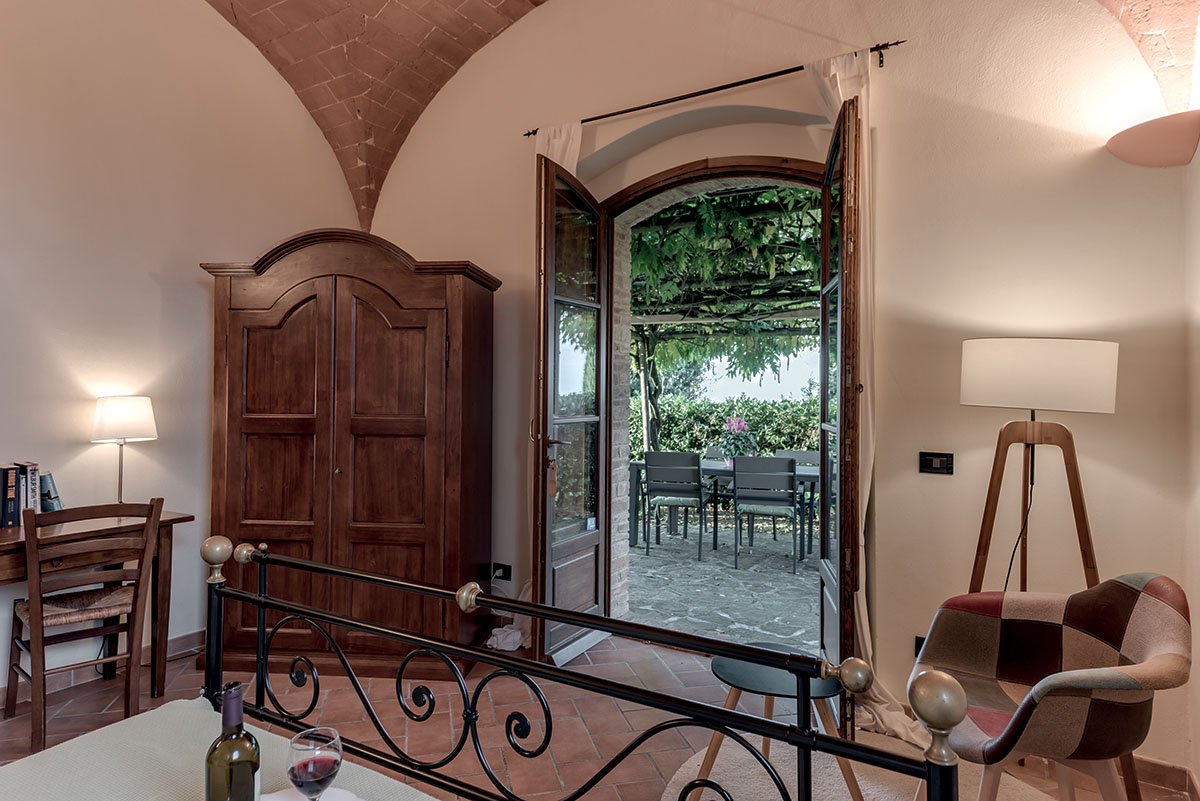 Foto degli interni del Rigore in Chianti