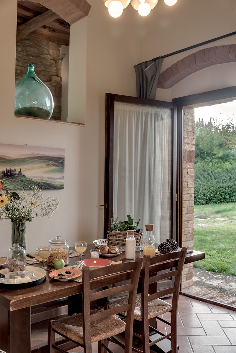 Foto degli interni del Rigore in Chianti