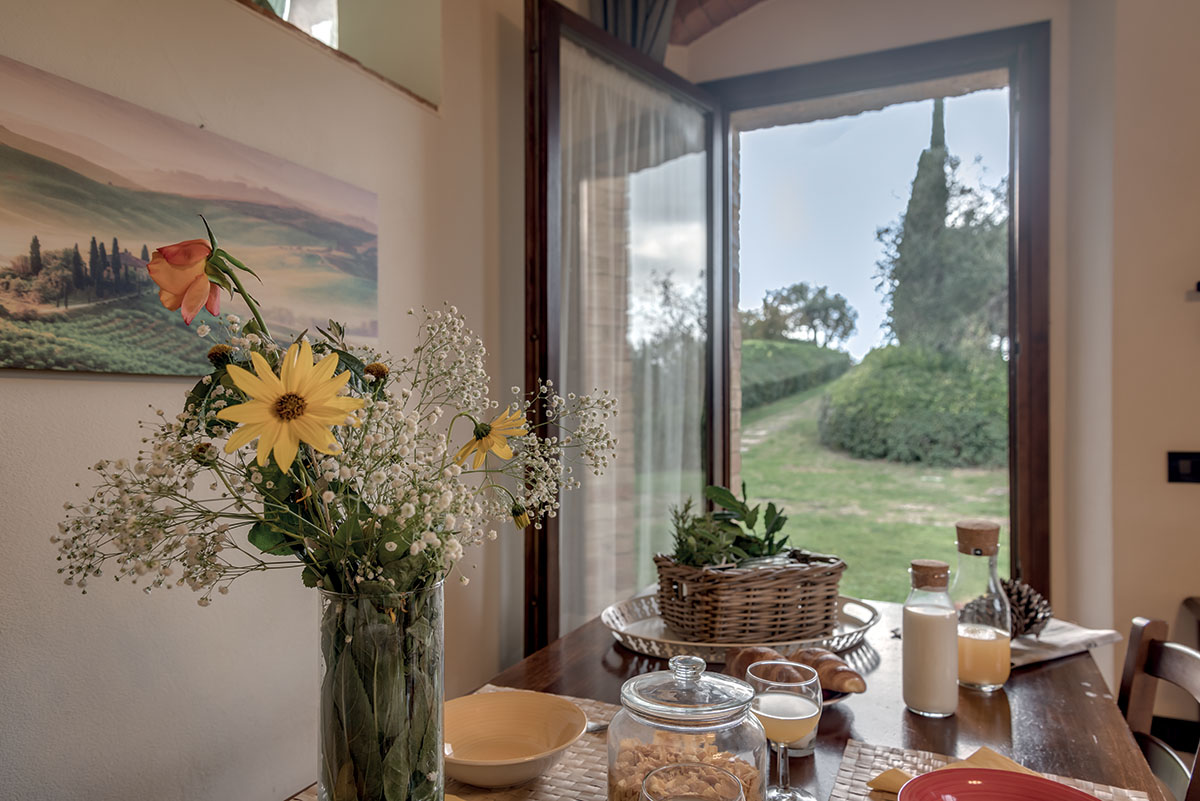 Foto degli interni del Rigore in Chianti