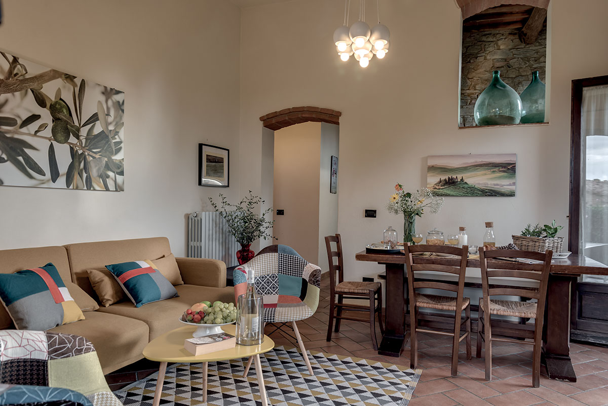 Foto degli interni del Rigore in Chianti