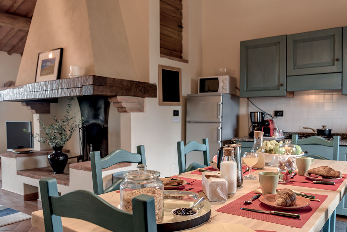 Foto degli interni del Rigore in Chianti