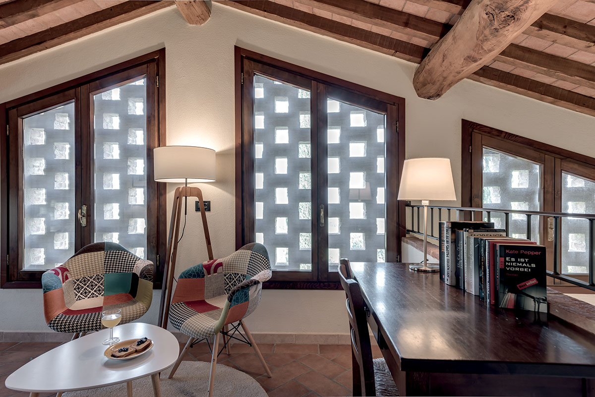 Foto degli interni del Rigore in Chianti