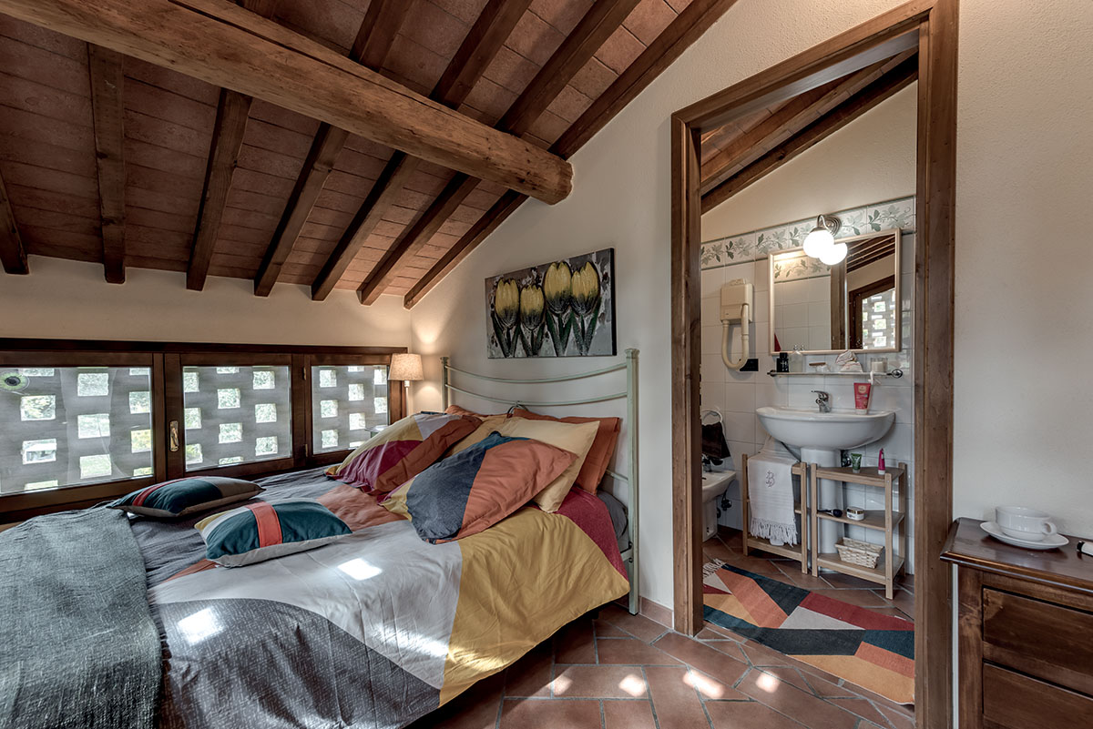 Foto degli interni del Rigore in Chianti