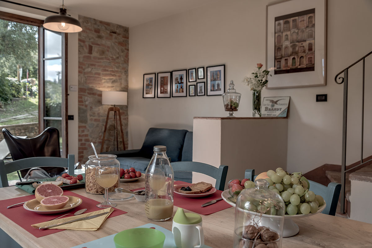 Foto degli interni del Rigore in Chianti