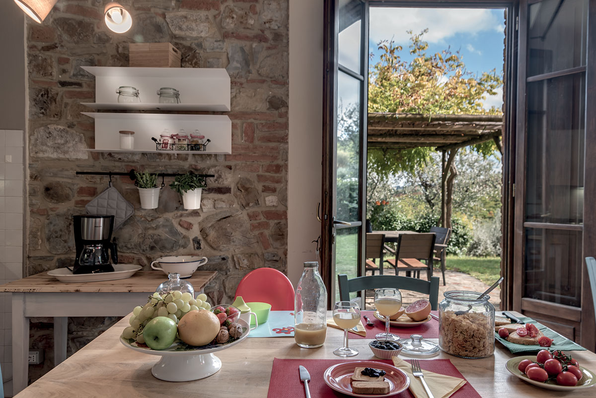 Foto degli interni del Rigore in Chianti