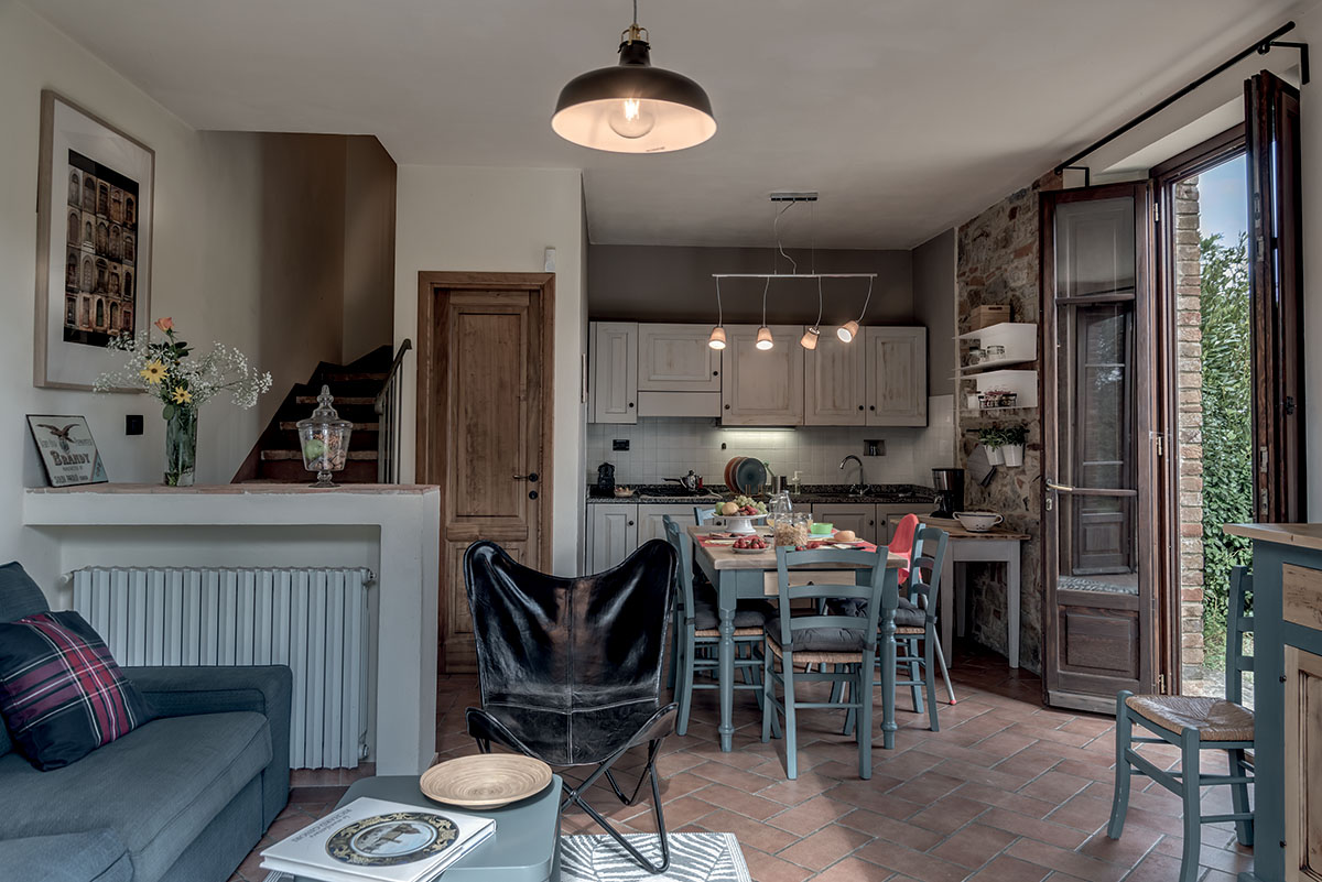 Foto degli interni del Rigore in Chianti