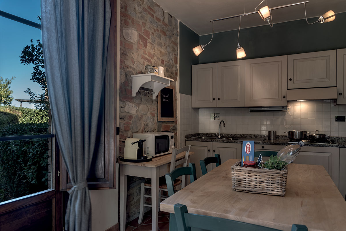 Foto degli interni del Rigore in Chianti