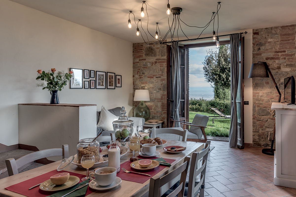 Foto degli interni del Rigore in Chianti