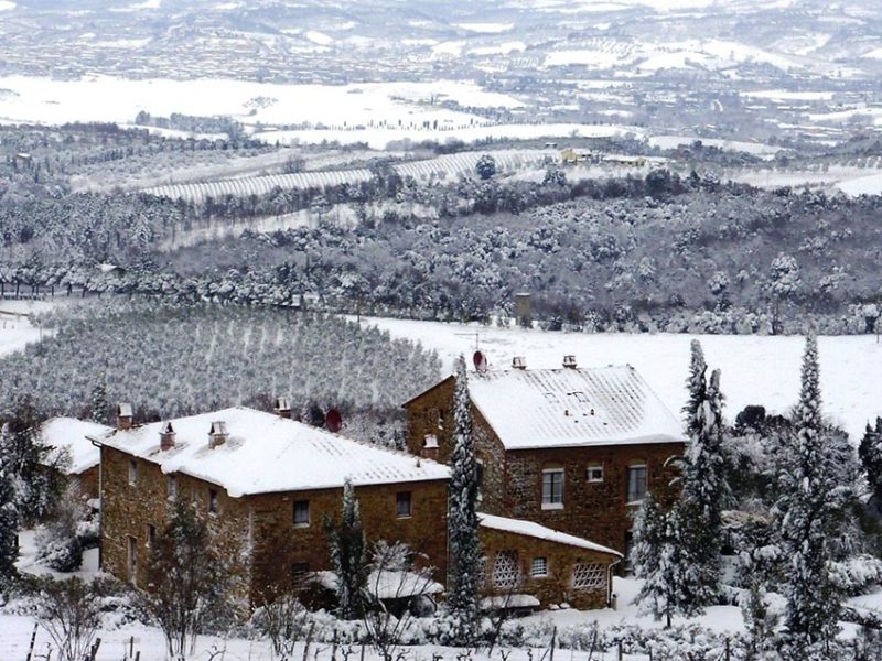 Neve, Agriturismo Rigone in Chianti, Toscana